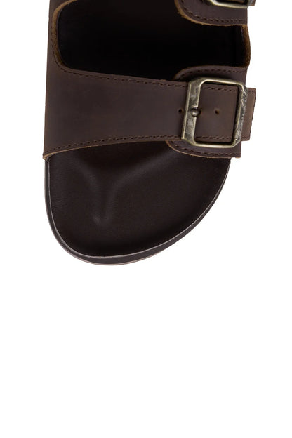 Women's Burleigh Buckle Sandal - Oiled Crazy Horse