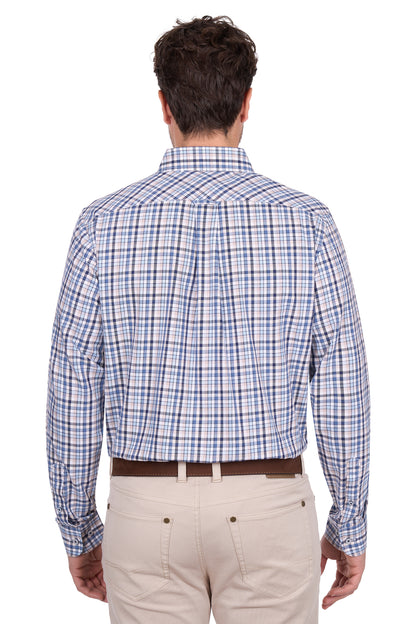 Thomas Cook Men's Patrick 2PKT L/S Shirt - Blue/Tan