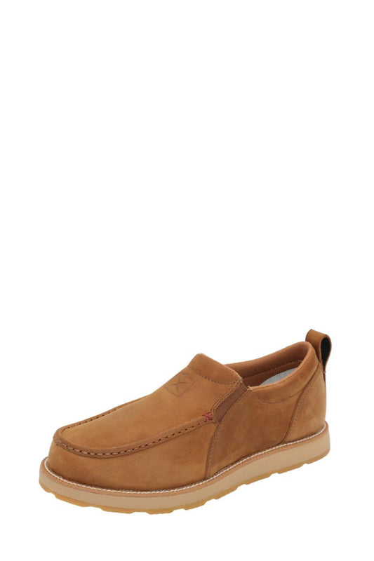 Twisted X Men's Cellstretch Wedge Slip on - Lion Tan