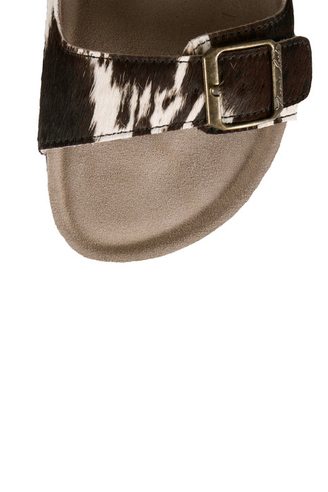 Women's Trinity Buckle Sandal - Cow Pattern