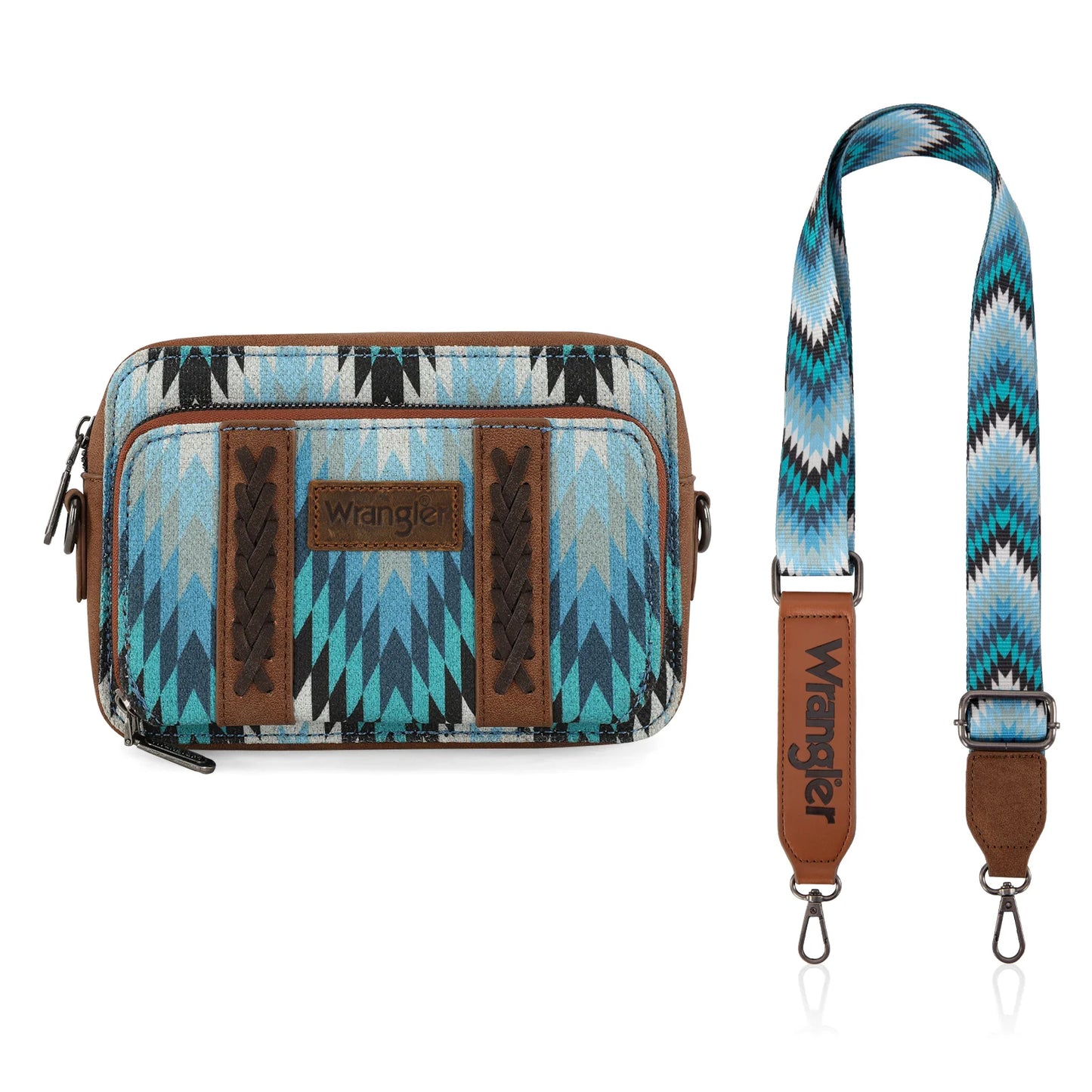 Wrangler Nevada Small Crossbody Bag - Blue