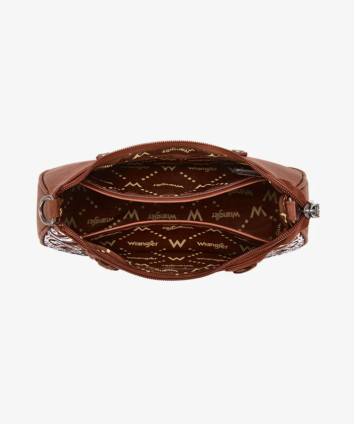 Wrangler Paisley Shoulder Bag - Tan