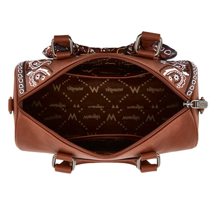 Wrangler Paisley Barrel Bag - Tan