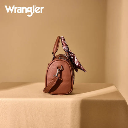 Wrangler Paisley Barrel Bag - Tan