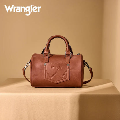Wrangler Paisley Barrel Bag - Tan