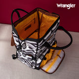 Wrangler Aztec Printed Callie Backpack (Nappy Bag) - Black