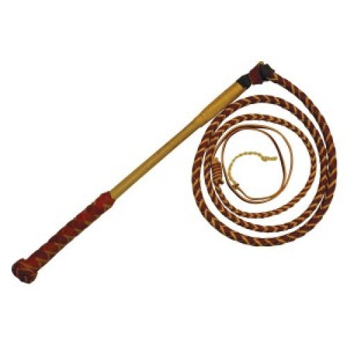Stockmaster Redhide Stock whip 5'x 4 Plait