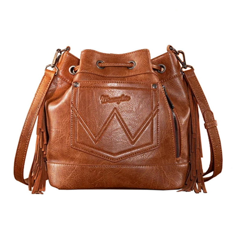 Wrangler Maya Aztec Bucket Bag -Tan