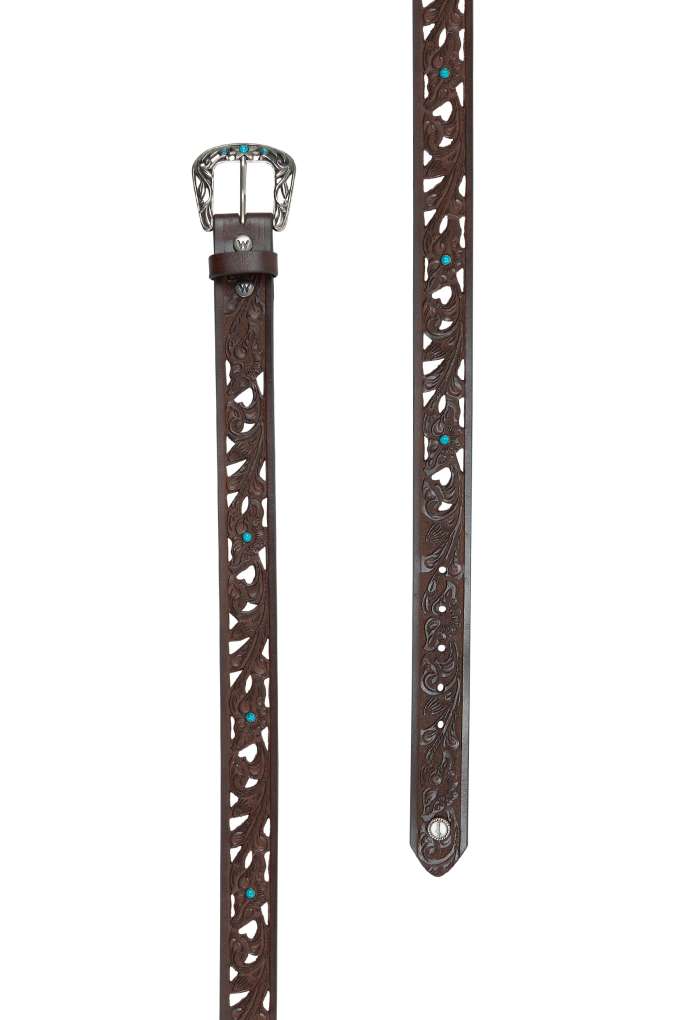 Wrangler Lindy Belt - Dark Tan