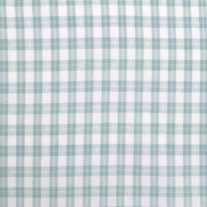 Just Country Women's Abbey Frills Full Button Print Shirt - Bay Green & White Check