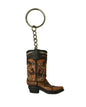 Pure Western Boot Horse Shoe Keychain