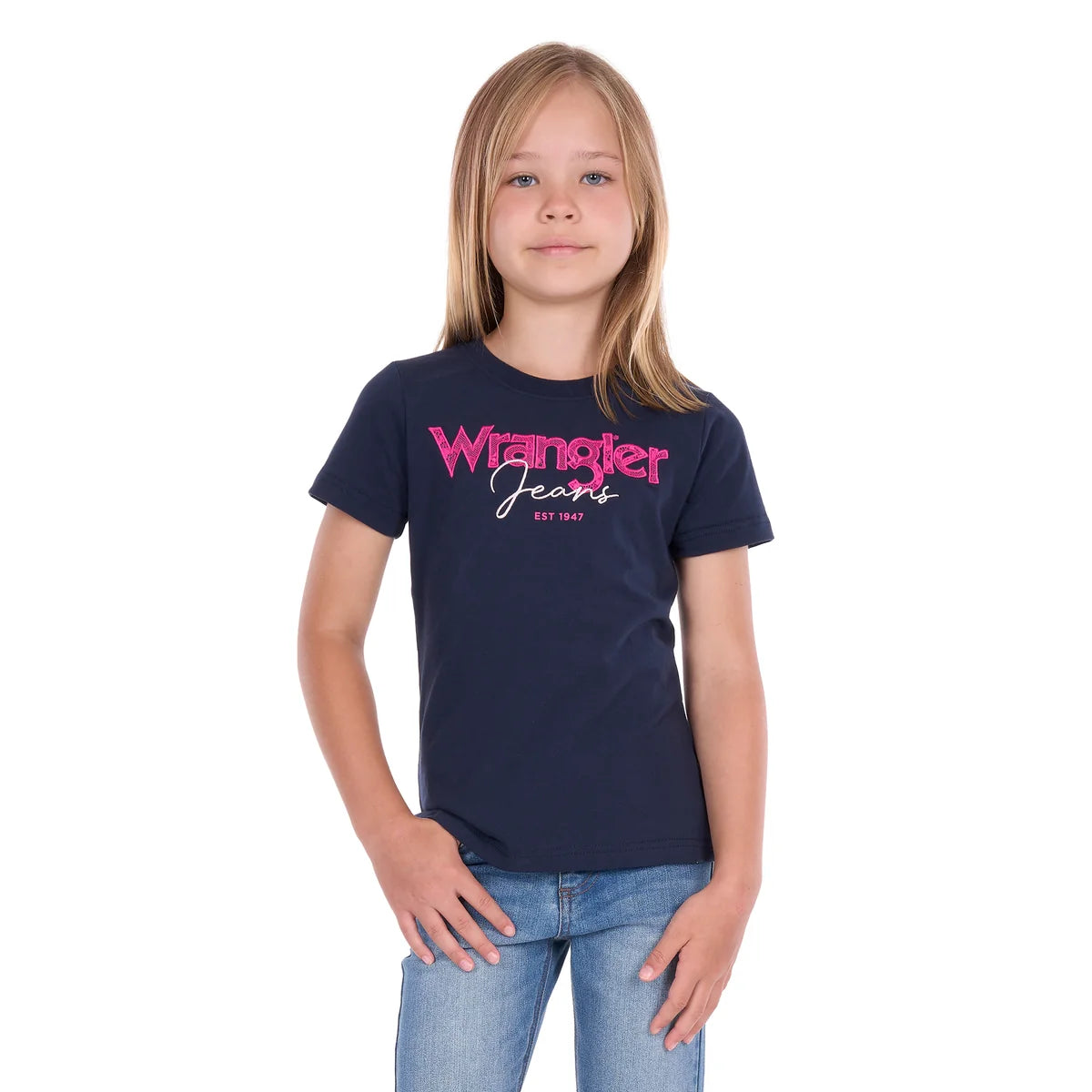 Girl's Maya Short Sleeve Tee - Navy