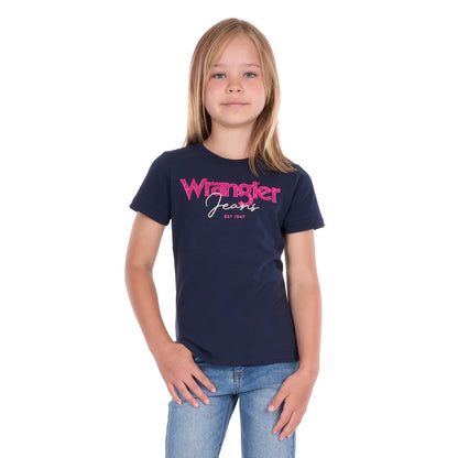 Girl's Maya Short Sleeve Tee - Navy
