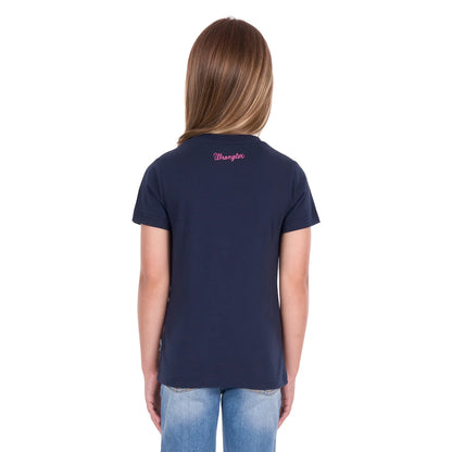 Girl's Maya Short Sleeve Tee - Navy