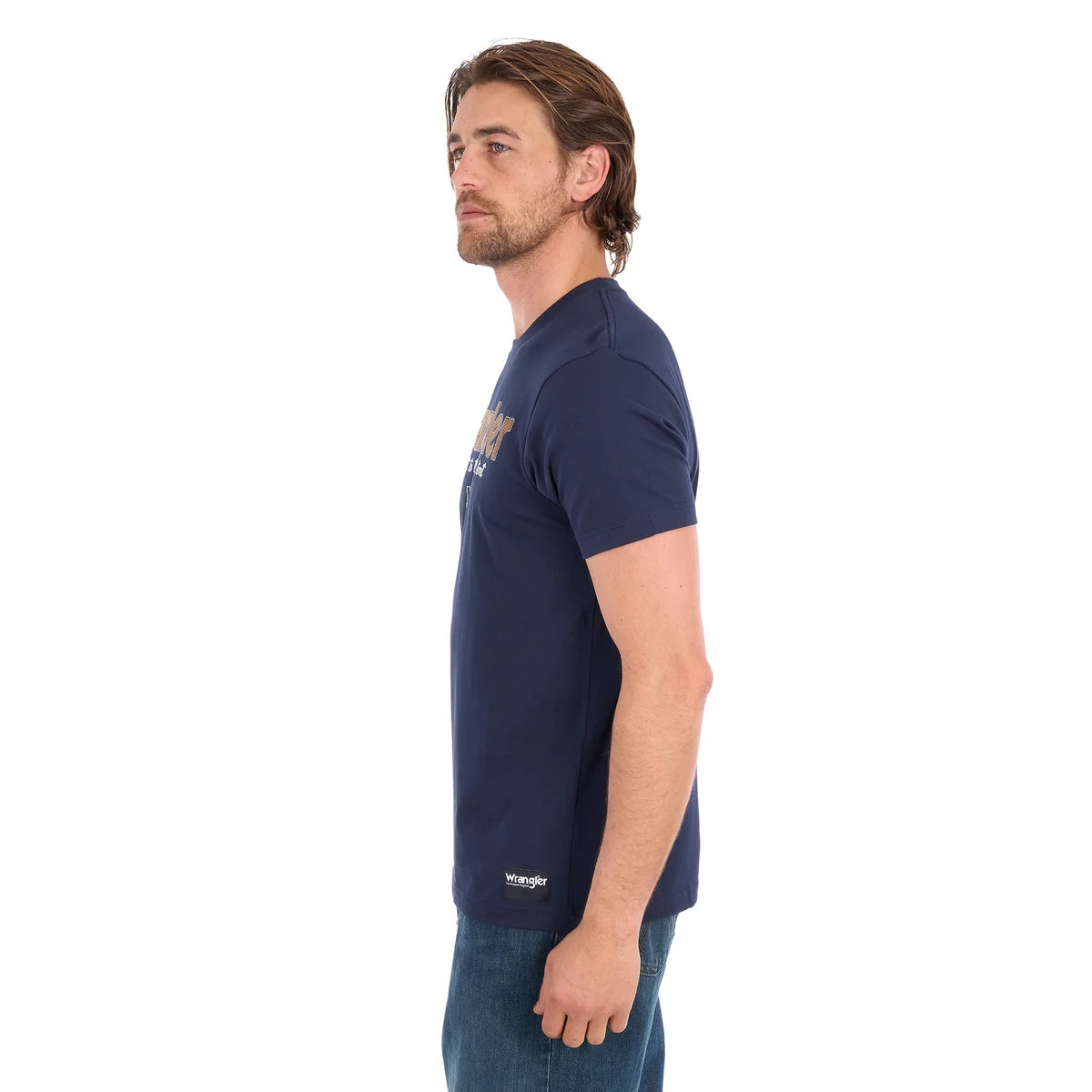 Wrangler Men's Kevin Short Sleeve Tee - Navy