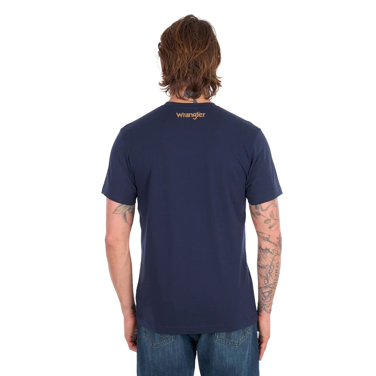 Wrangler Men's Kevin Short Sleeve Tee - Navy