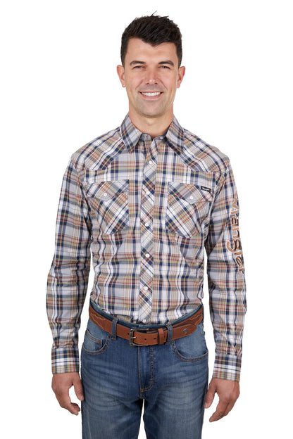 Wrangler Mens Tom Logo L/S Shirt