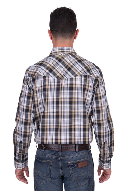 Wrangler Men's Joel Logo L/S Shirt
