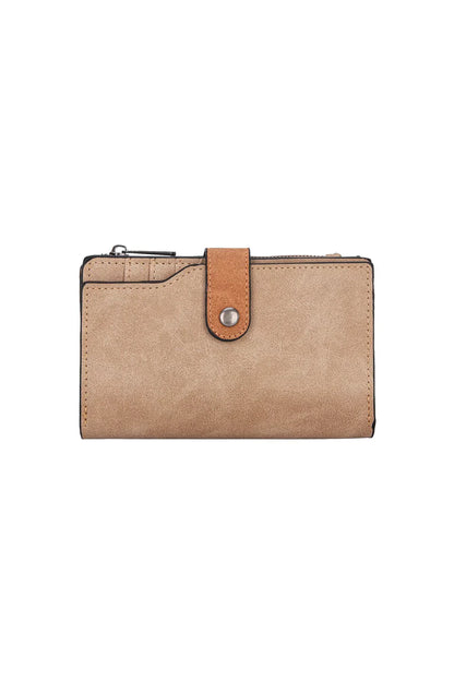 Wrangler W Stitch Wallet - Camel