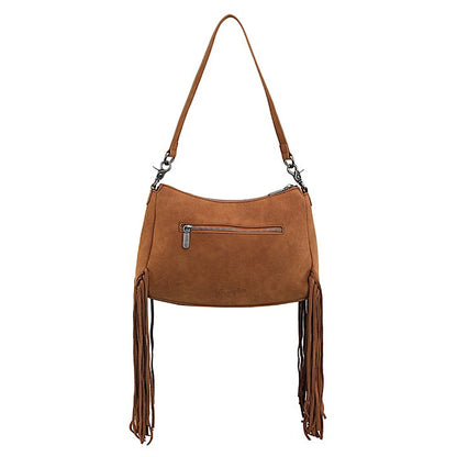Wrangler Feature Buckle Shoulder Bag - Tan