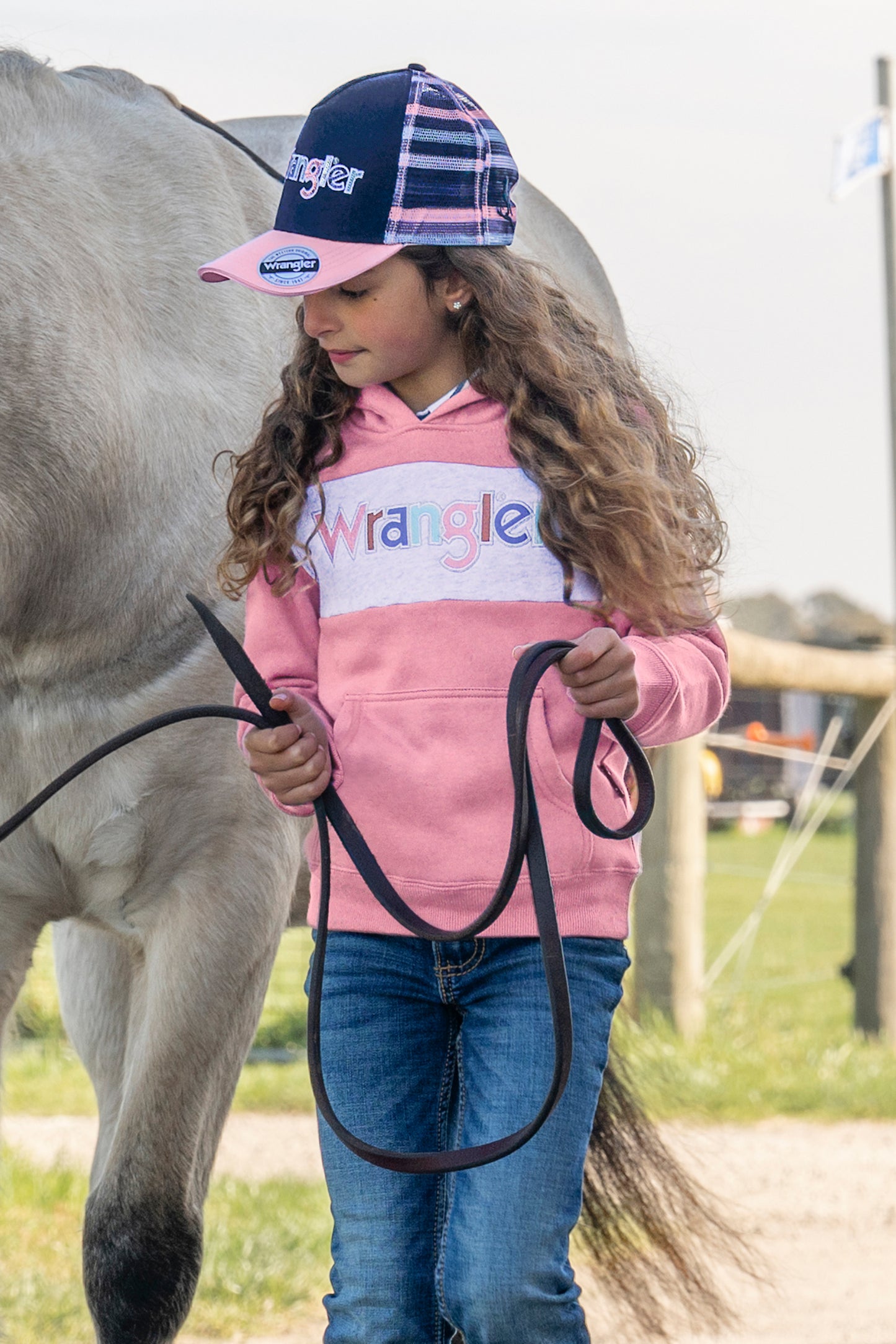 Wrangler Kid’s Tori High Profile Ponytail Trucker Cap
