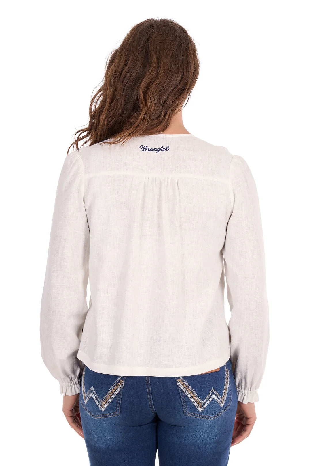Women's Ava Long Sleeve Blouse - White