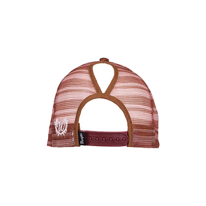 Jenna HP Ponytail Trucker Cap - Copper