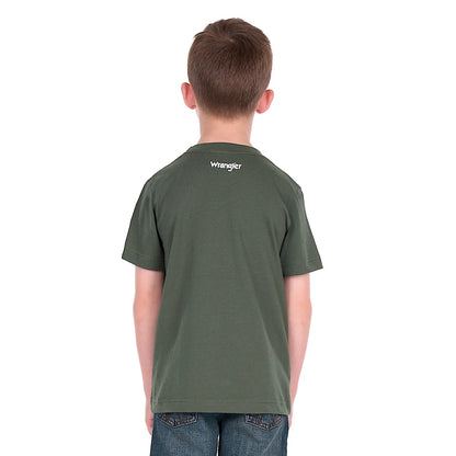 Wrangler Boy's William Short Sleeve Tee - Cypress