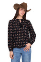 Wrangler Women's Lucille L/S Blouse - Black