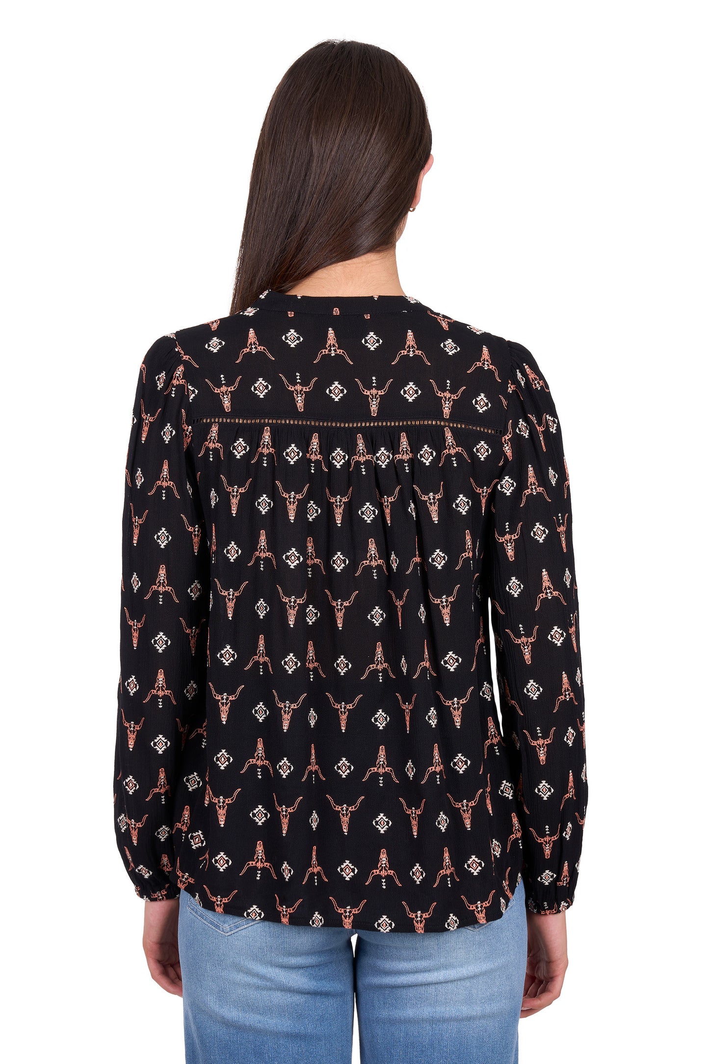 Wrangler Women's Lucille L/S Blouse - Black