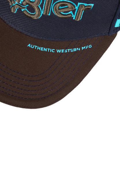 Chase HP Trucker Cap - Navy/ Tan