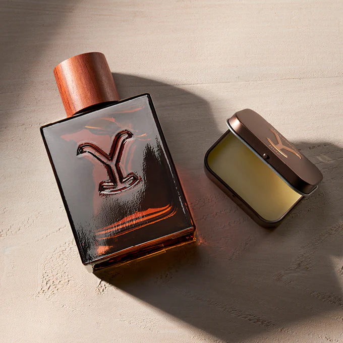 Tru Western Men's Yellowstone Ride Gift Set for Him - Ride cologne & Solid Cologne