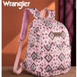Wrangler Aztec Print Backpack -Pink