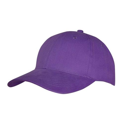 Heavy Brushed cotton cap Purple