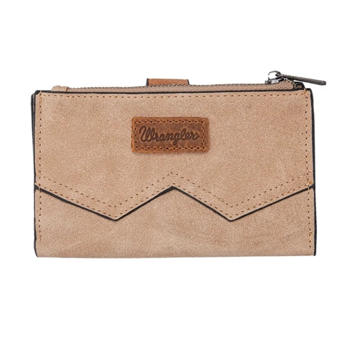 Wrangler W Stitch Wallet - Camel