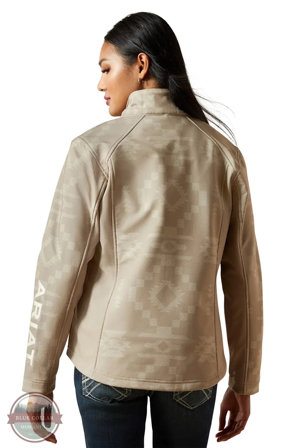 Ariat women's Logo Softshell print Jacket SW Cross Stitch