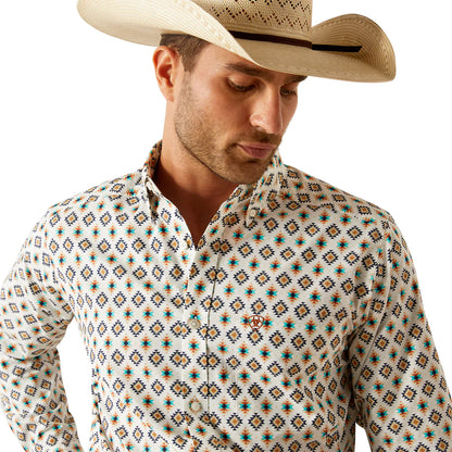 Ariat Men's Judas Fitted L/S Shirt Blue