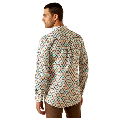 Ariat Men's Judas Fitted L/S Shirt Blue