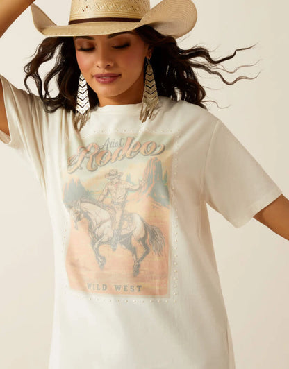 Ariat Women's Rodeo Tee - Cloud Dancer