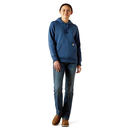 Ariat Women's Rebar Graphic Hoodie Ensign Blue / Endless Sky