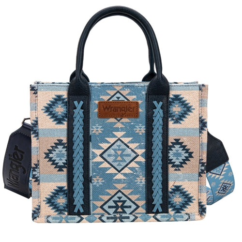 Wrangler Macy Aztec Crossbody Bag - Blue