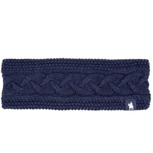 Mila Knit Headband- Navy