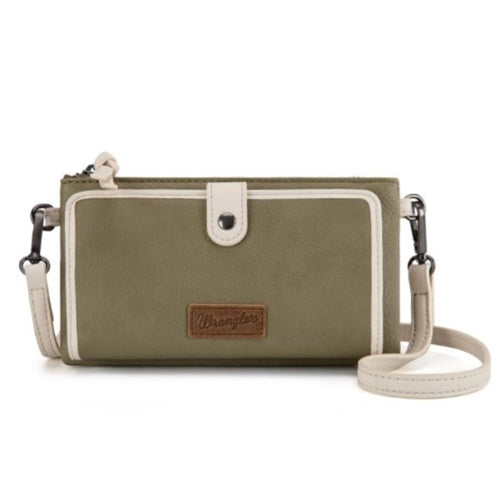 Wrangler Crossbody Wallet Cardholder - Green