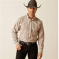 Ariat Men's Wrinkle Free Flemming Fitted L/S - Brown