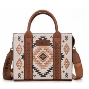 Wrangler Talia Aztec Crossbody Bag - Natural