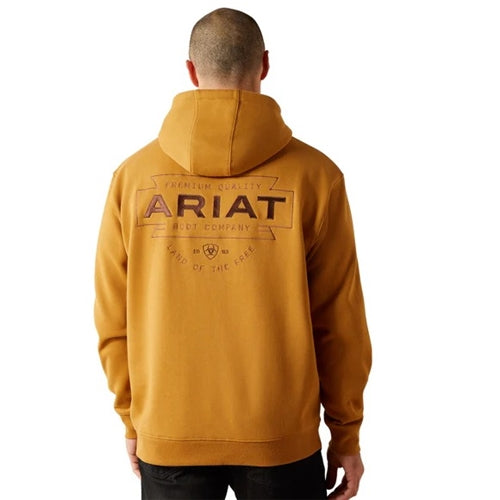 Ariat Men's Southwest Simple Buckle Hoodie - Bone Brown