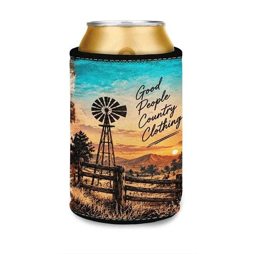 Limestone Stubby Cooler - Good People Country Clothing Aztec