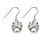 MCJ Sterling Silver Horse in Horseshoe Earrings