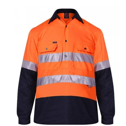 Ritemate Closed Front L/S 2 Tone 50MM Reflective Tape