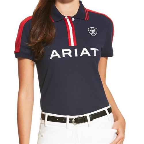 Ariat Womens New Team Polo Navy